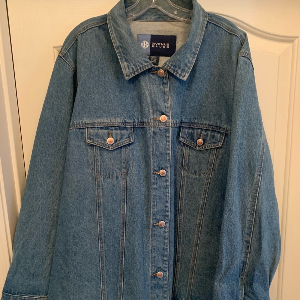 Women 3x Denim Jean Jacket
